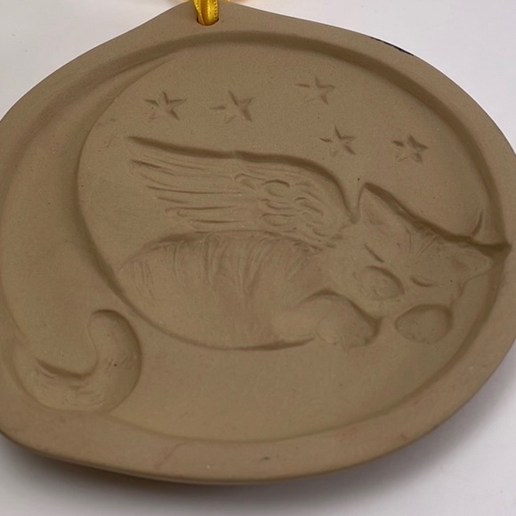 Brown Bag Cookie Art Mold Kitten Moon - Picture 2 of 7